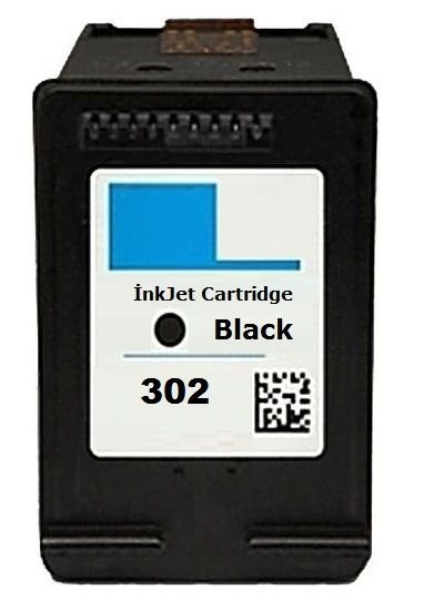 HP 302-F6U66AE (1110-2130-2132-2134-3630-3632-3633-3634-3636-3638-4520-4522-4523-4524-4525-4527-4528-3830-3831-3832-3833-3834-3835-4650-4652-4654-4655-4657-4658-5220-5230) Muadil Siyah Kartuşu