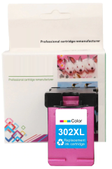 HP 302XL-F6U67AE (1110-2130-2132-2134-3630-3632-3633-3634-3636-3638-4520-4522-4523-4524-4525-4527-4528-3830-3831-3832-3833-3834-3835-4650-4652-4654-4655-4657-4658-5220-5230) Muadil Renkli Kartuşu