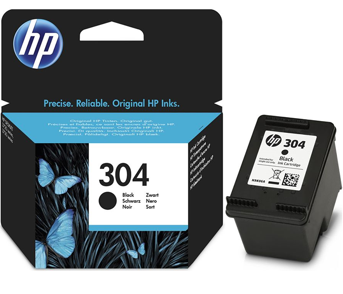 HP 304-N9K06AE (AMP 100-AMP 120-AMP 125-AMP 130-2620-2622-2630-2632-2633-2634-3720-3730-3732-3733-3735-3750-3755-3760-3762-4764-5010-5020-5030-5032-5050-5055) Orjinal Siyah Kartuşu