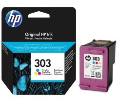 HP 303-T6N01AE (6220-6230-6232-6234-7130-7134-7830-Tango X) Orjinal Renkli Kartuşu