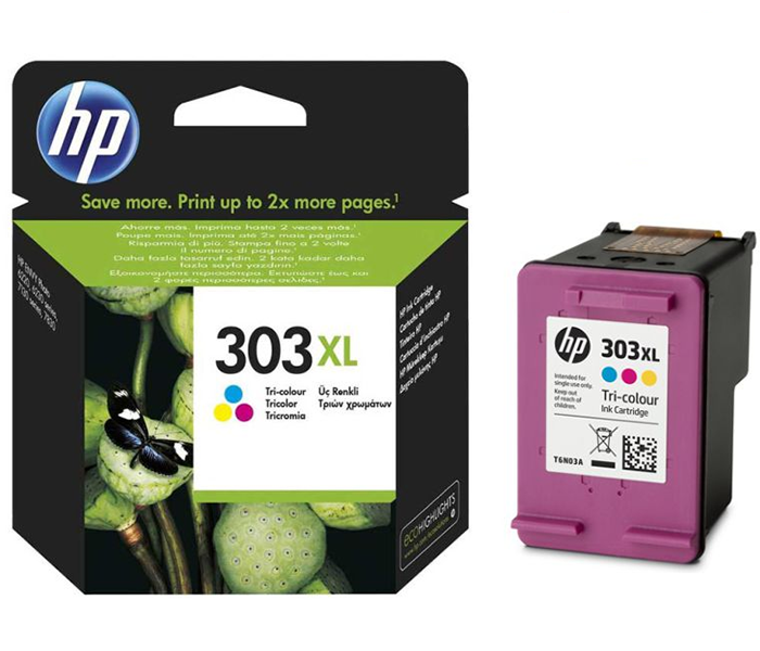 HP 303XL-T6N03AE (6220-6230-6232-6234-7130-7134-7830-Tango X) Orjinal Renkli Kartuşu