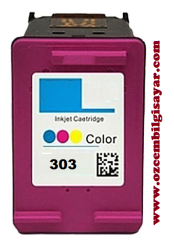HP 303-T6N01AE (6220-6230-6232-6234-7130-7134-7830-Tango X) Muadil Renkli Kartuşu