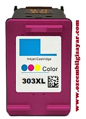 HP 303XL-T6N03AE (6220-6230-6232-6234-7130-7134-7830-Tango X) Muadil Renkli Kartuşu