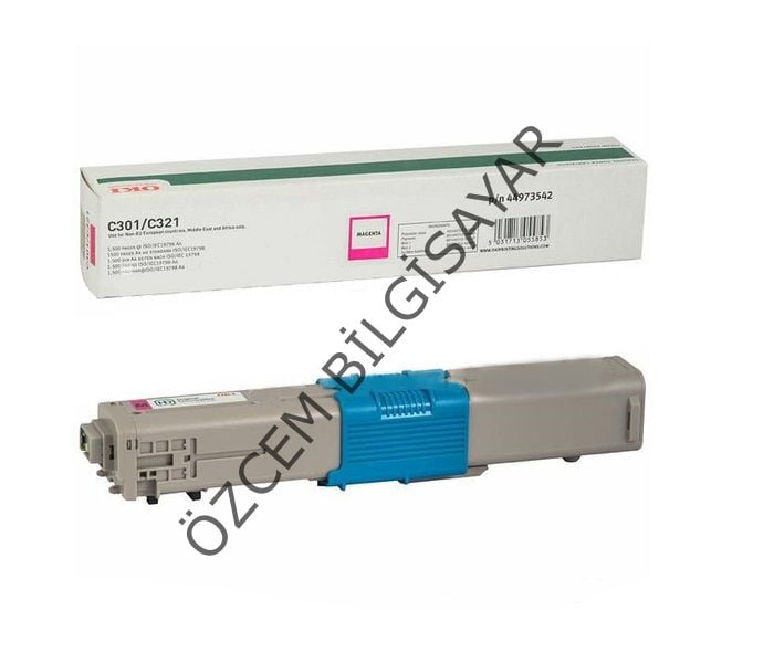 OKİ C301-C321-MC332-MC342 (p/n 44973542) Orjinal Kırmızı Toner