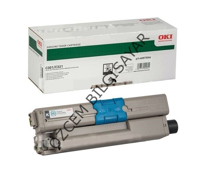 OKİ C301-C321-MC332-MC342 (p/n 44973544) Orjinal Siyah Toner