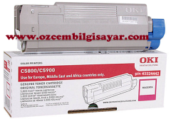 Boş OKi C5550-C5800-C5900 (p/n 43324442) Kırmızı Toner Satış