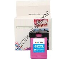HP 652XL-F6V24AE (1115-2135-2136-3635-3636-3775-3785-3787-3790-3835-4535-4675-5075-5085-5275-5675) Muadil Renkli Kartuşu