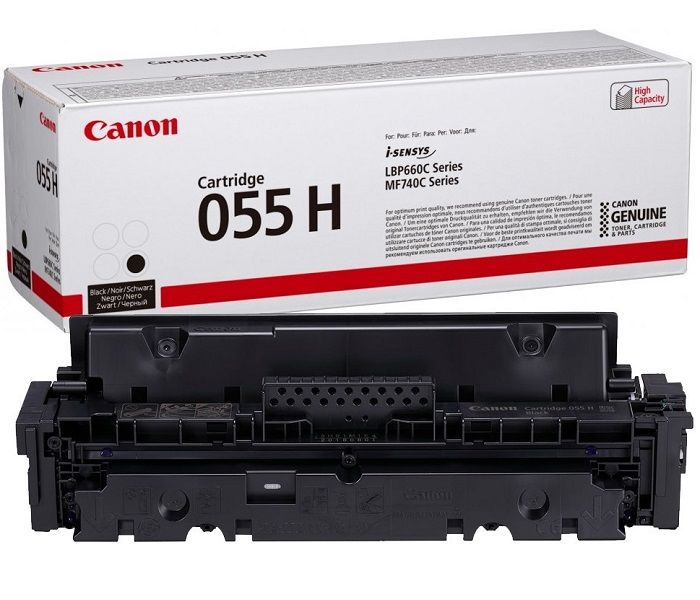 Canon CRG-055H BK (LBP660-LBP662-LBP663-LBP664-MF740-MF741-MF742-MF743-MF744-MF745-MF746) Orjinal Siyah Toner