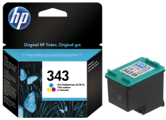 HP 343-C8766EE (C3180-D5160-2575-5740-5940-6940-7310-7410-8050-H470-K7100) Orjinal Renkli Kartusu