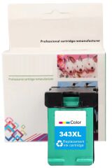 HP 343XL-C8766EE (C3180-D5160-2575-5740-5940-6540-7310-7410-8050-H470-K7100) Muadil Renkli Kartusu