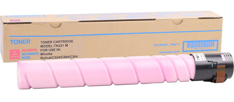 Konica Minolta TN321M Bizhub C224-C284-C364 (A33K350) Muadil Kırmızı Toner
