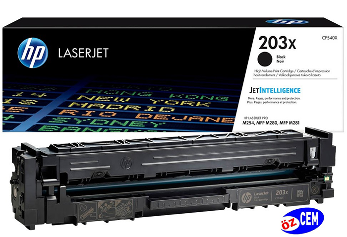 HP CF540X (203X-Pro M254-M280-M281) Orjinal Siyah Toner