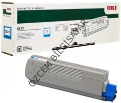 OKİ C822 (p/n 44844627/p/n 44844615) Orjinal Mavi Toner