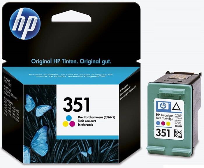 Boş HP 351-CB337EE (C4280-C4380-C4480-C4580-5280-D4260-D4360-D5360-J5780-J6410) Renkli Kartuş Satış