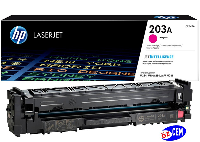 HP CF543A (203A-Pro M254-M280-M281) Orjinal Kırmızı Toner