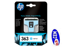 HP 363 (C8774EE) Orjinal Açık Mavi (Light Cyan) İnkJet Mürekkep Kartuşu