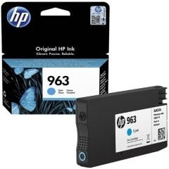 HP 963-3JA23AE (Pro 9010/Pro 9012/Pro 9013/Pro 9014/Pro 9015/Pro 9016/Pro 9019/Pro 9020/Pro 9020/Pro 9022/Pro 9023/Pro 9025) Orjinal Mavi Kartuşu