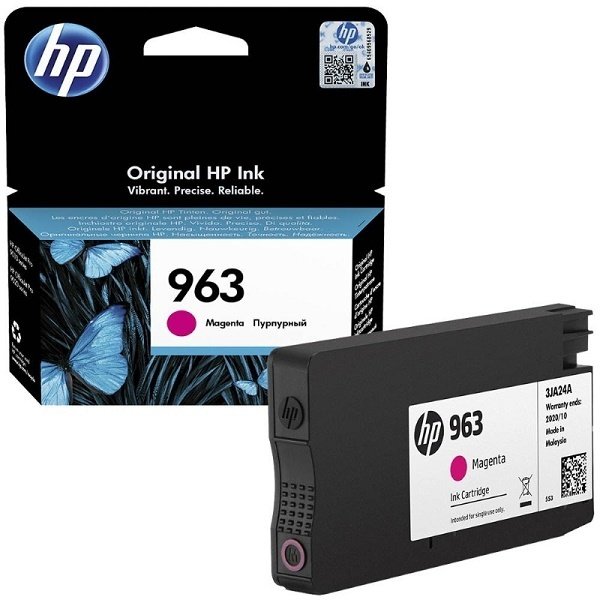 HP 963-3JA24AE (OfficeJet Pro 9010-9012-9013-9014-9016-9015-9019-9022-9023-9025) Orjinal Kırmızı Kartuşu