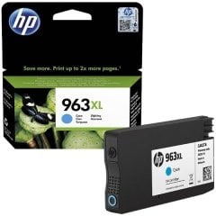 HP 963XL-3JA27AE (Pro 9010/Pro 9012/Pro 9013/Pro 9014/Pro 9015/Pro 9016/Pro 9019/Pro 9020/Pro 9020/Pro 9022/Pro 9023/Pro 9025) Orjinal Mavi Kartuşu