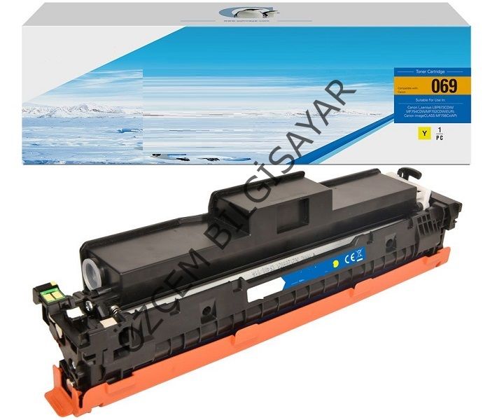 Canon CRG-069Y (LBP673-MF752-MF754) Muadil Sarı Toner