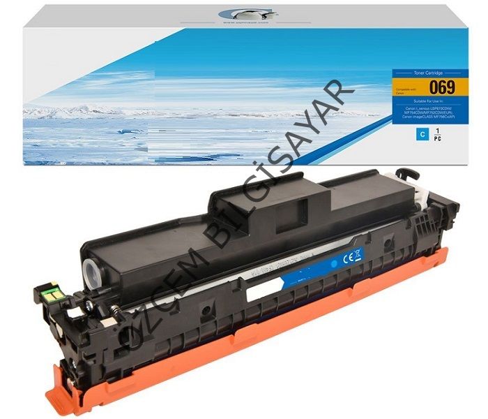 Canon CRG-069C (LBP673-MF752-MF754) Muadil Mavi Toner
