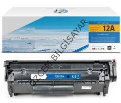 HP Q2612A-12A (1010-1018-1020-1022-3020-3030-3050-3052-3055-M1005-M1120-M1319-M521) Siyah Toner