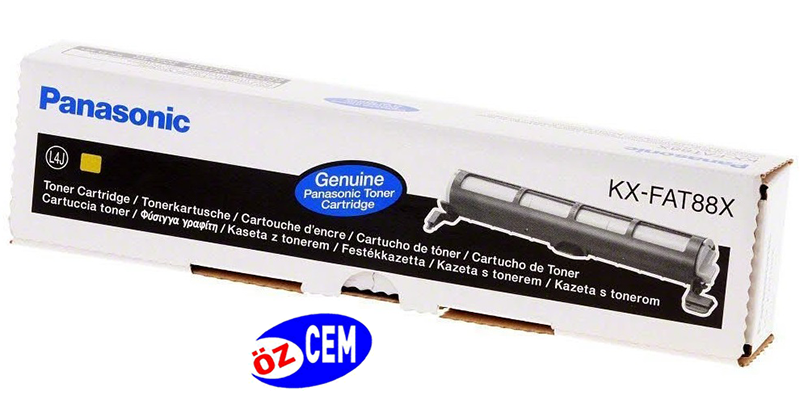 Panasonic KX-FAT88X (FL400/FL401/FL-402/FL403/FL411/FL412/FL413/FL421) Orjinal Siyah Toner