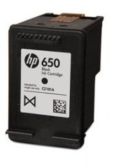 HP 650 (CZ101AE-1015-1515-1516-2515-2545-2546-2645-3515-3545-4645) Orjinal Siyah Kartuşu