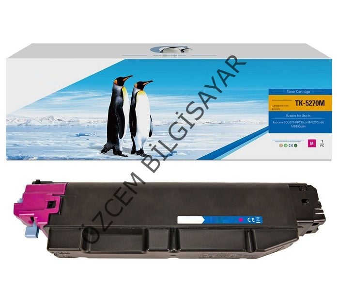 Kyocera TK-5270M (M6230-M6630-P6230) Muadil Kırmızı Toner