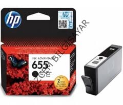 HP 655-CZ109AE (Deskjet 3520-3525-4610-4615-4625-5520-5525-6520-6525) Orjinal Siyah Kartuşu