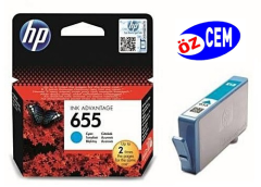 HP 655-CZ110AE (3525-4615-4625-5525) Orjinal Mavi (Cyan) Kartuşu