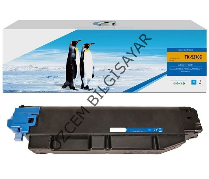 Kyocera TK-5270C (M6230-M6630-P6230) Muadil Mavi Toner
