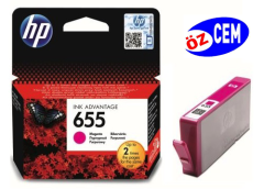 HP 655-CZ111AE (3525-4615-4625-5525) Orjinal Kırmızı (Magenta) Kartuşu