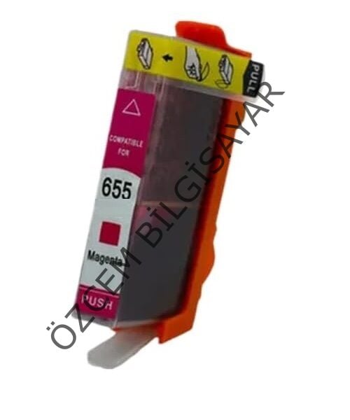 HP 655-CZ111AE (Deskjet 3520-3525-4610-4615-4625-5520-5525-6520-6525) Muadil Kırmızı Kartuşu