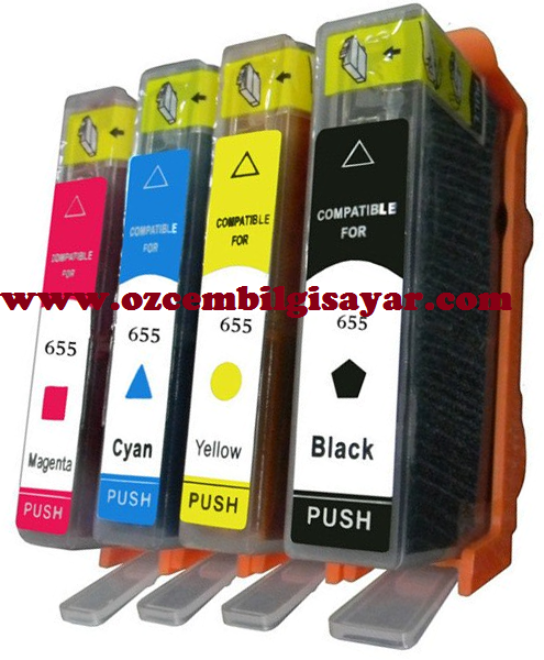 Muadil HP 655-CZ112AE (3525-4615-4625-5525) Sarı (Yellow) Kartuşu