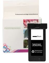 HP 350XL-CB336EE (C4280-C4380-C4480-C4580-5280-D4260-D4360-D5360-J5780-J6410) Muadil Siyah Kartuşu
