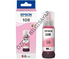 EPSON 108/C13T09C64A (ET-18100/L18050/L8050) Orjinal Açık Kırmızı EcoTank Kartuşu (70 ml)