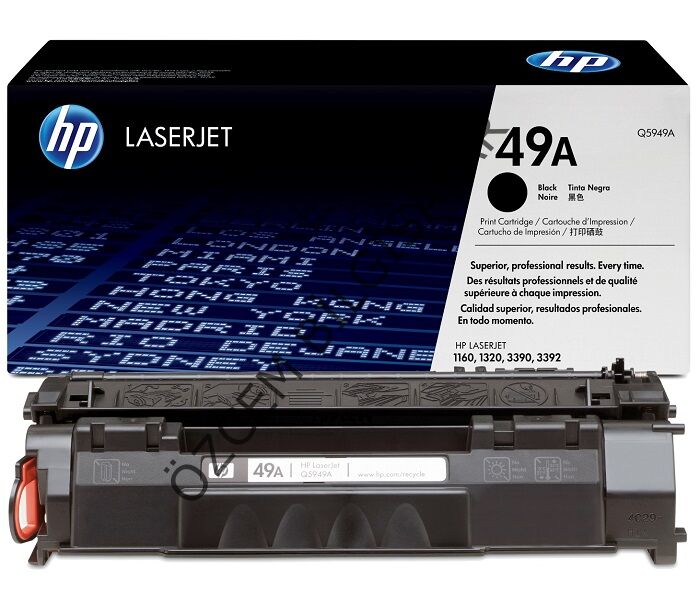 HP Q5949A-49A (1160-1320-3390-3392) Orjinal Siyah Toner