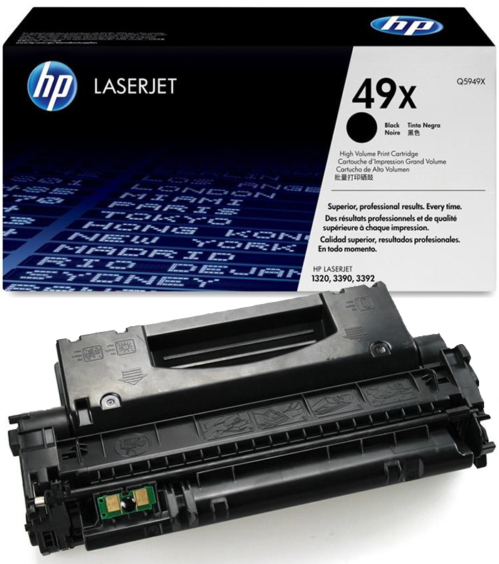 HP Q5949X-49X (1160-1320-3390-3392) Orjinal Siyah Toner