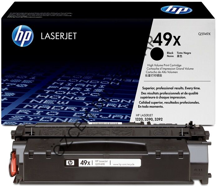 HP Q5949X-49X (1160-1320-3390-3392) Orjinal Siyah Toner