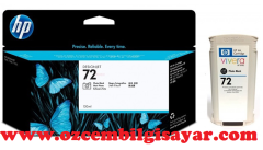 HP 72-C9370A (T610-T620-T770-T790-T795-T1100-T1120-T1200-T1300-T2300) Orjinal Mat Siyah Foto Kartuşu