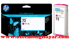 HP 72-C9372A (T610-T620-T770-T790-T795-T1100-T1120-T1200-T1300-T2300) Orjinal Kırmızı Kartuşu