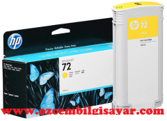 HP 72-C9373A (T610-T620-T770-T790-T795-T1100-T1120-T1200-T1300-T2300) Orjinal Sarı Kartuşu