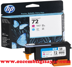 HP 72-C9383A (T610-T620-T770-T790-T795-T1100-T1120-T1200-T1300-T2300) Orjinal Kırmızı ve Mavi Baskı