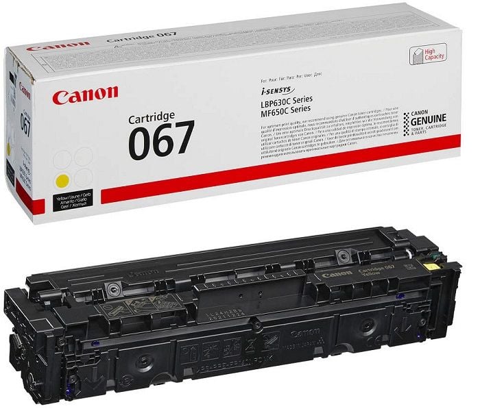 Canon CRG-067Y (LBP631-LBP632-LBP633-MF651-MF655-MF656-MF657) Orjinal Sarı Toner