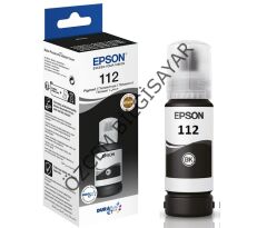 Epson 112/C13T06C14A (L5150/L5160/L6460/L6490/L6550/L6570/L6580/L11160/L15150/L15160/L15180/M15180) Orjinal Siyah EcoTank Kartuşu (127 ml)