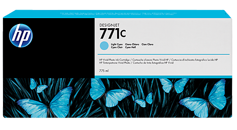 HP 771C-B6Y12A (Z6200-Z6600-Z668) Orjinal Açık Mavi Kartuşu
