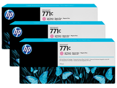 HP 771C-B6Y35A (Z6200-Z6600-Z6680) 3'Lü Orjinal Açık Kırmızı Kartuşu