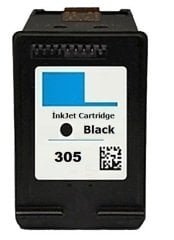 HP 305-3YM61AE (DeskJet 2300-2320-2700-2710-2720-2721-2722-2723-2724-2810-2820-2821-2822-2823-4100-4110-4120-4122-4130-ENVY 6000-6010-6012-6015-6020-6022-6030-6032-6052-6055-6058-6400-6420-6422-6430-6432-6452-6454-6455-6458-6475) Muadil Siyah Kartuşu