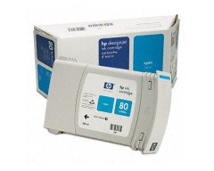 HP 80 (C4846A) Orjinal Mavi (Cyan) İnkJet Mürekkep Kartuşu